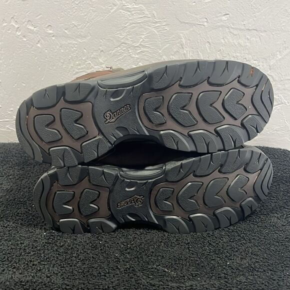 🔥 DANNER SHARPTAIL 4.5" Lace Up Hunting Hiking Work BOOTS Dark Brown Men Sz 10. - Picture 12 of 15